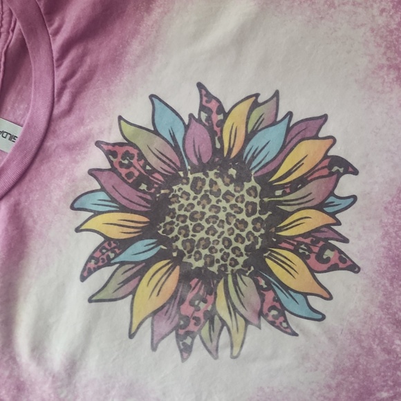 Sunflower leopard bleached shirt NEW - Picture 2 of 3